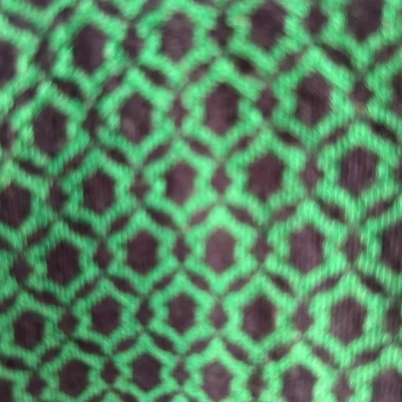 Boden Green Patterned Wide Neck Tailored Top - Picture 4 of 4